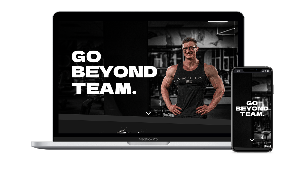 stránka Go Beyond Team